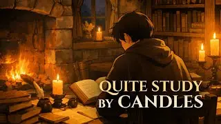 A Quiet Study by Candlelight | Cozy Fantasy Ambience for Reading, Writing and Focus