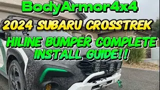 2024 Subaru Crosstrek - BodyArmor 4x4 HiLine Front Bumper Complete Install