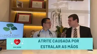 Atrite causada por estralar as m&atilde;os