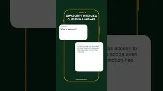 What is a closure | JS Biggners Interview Question Playlist | Vional Academy Tech