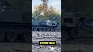 Ukrainian forces captured a Russian GMZ-3 armoured minelaying vehicle in Donetsk.| #ukrainewarupdate
