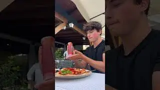 Ketchup On Pizza In Italy