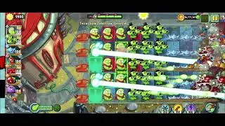 Plants vs Zombies 2 (293) Terror from Tomorrow Level 55-58