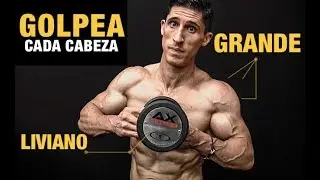Hombros GRANDES I Mancuernas LIGERAS (¡Volumen en 6 Minutos!)