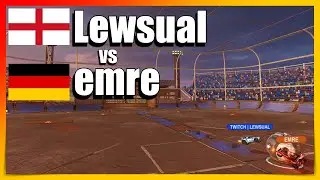 Lewsual vs emre | England vs Germany | Ranked Rocket League 1v1 Gameplay