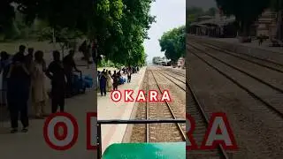 Jaffer Express Arrival at Okara Railway Station | Mesmerizing Weather View 🌧️🚆