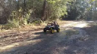 Mudding in the side by side