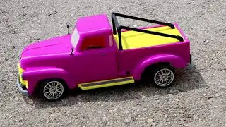 MyRCCar 3D Printed Old Pickup Body (GasMonkVersion) for 1/10 RC Car, including MyRCCar Chassis
