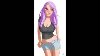 Photo to Cartoon Morph - Female Model