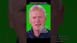 Ranking EVERY Top Premier League Managers Name Pronunciations 2025/26 #guardiola