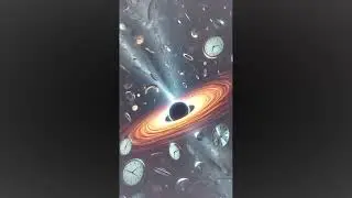 The Time-Bending Secrets of Black Holes: How They Warp Reality! #BlackHole #TimeWarp #SpaceTime