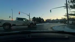 Driving To St. Joseph&rsquo;s Hospital, Saint John, New Brunswick