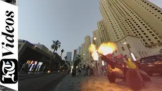 360&deg; Video of the cannon being fired at JBR in Dubai