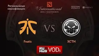 Fnatic vs XCTN.Квалификации TI6, SEA, Гранд Финал, Игра 2