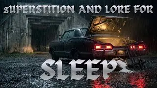 Hunter's Archive Salt & Iron Lore + Rain on Window  Dark Sleep Ambience No Loud Noises