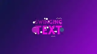 Swinging Text | After Effects Tutorial 2017