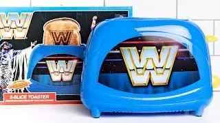 Uncanny Brands WWE Retro Logo 2-Slice Toaster- Toasts World Wrestling Logo onto Your Toast