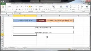 Excel 2007 - Fonctions SUBSTITUE imbriquées