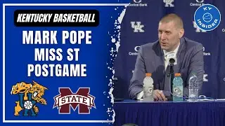 Mark Pope talks about Kentucky's ball movement, Jaland Lowe Injury, & More After Mississippi St Win