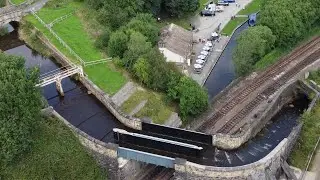 Scenic flight over Standedge Tunnel & Visitor centre - Yorkshire - DJI MINI 2 aerial photography