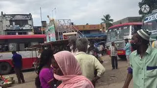 Pungunuru bus station in Chittoor district
