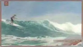 SUP in the waves