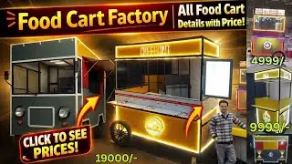 Delhi NCR No.1 Food Cart Maker 🚚 | Ghaziabad Street Food Thela Design 2026 | food cart factory Delhi