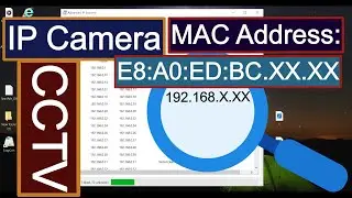 IP address from a MAC address ! CCTV DVR NVR IP Camera , Easy way to find any device IP address
