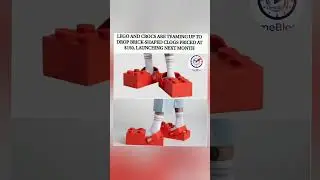 LEGO just stepped into fashion 👟Dropping brick-shaped clogs next month for $150🧱💥#lego #shoe#fashion