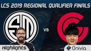 TSM vs CG Highlights Game 5 LCS 2019 Regional Finals Team Solo Mid vs Clutch Gaming LCS Highlights b