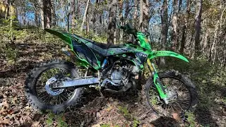 Playing tag on the dirtbikes and fourwheeler!!!