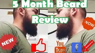 5 Month Beard Review/is Beard hair loss normal? #Bearded #Beardreview #Beardedsoldier