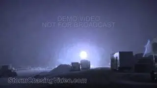 10/4/2012 Heavy snow on Interstate 29 north of Fargo, ND.