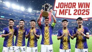 JDT Win MFL Trophy 2025! | Johor Juara Piala MFL Malaysia