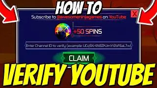 How To VERIFY YOUTUBE CHANNEL ID In Jujutsu Infinite! Roblox