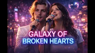 Galaxy of Broken Hearts 💔✨ | 80s Euro-Disco Love Song | Neon Synth Pop