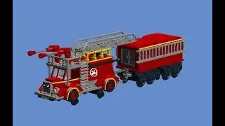 How To Build A Lego Fiery Flynn The Fire Engine (4wP) (Day Of The Diesels) 🇺🇸