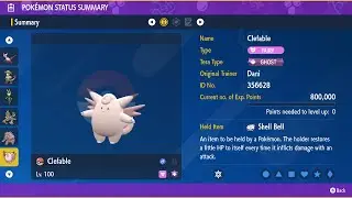 Clefable - 7 Star Meganium Raid - Solo - Pokemon Scarlet/Violet