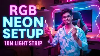 10M RGB Neon Light Strip Review || Ultimate Room Setup Glow || Trending LED Aesthetic 2025 