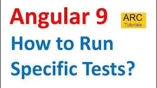 Angular 9 Tutorial For Beginners #72 - Angular Run Focused Tests
