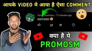 What Is Promosm In YouTube Comments ⚡️|| New Comment Bot😱 || Right👍& Wrong👎