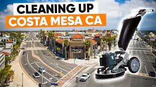 Costa Mesa Carpet Cleaning- Scrubbing With Orbot Vibe