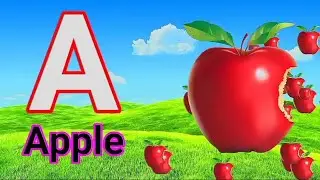 A for apple | अ से अनार | abcd | Alphabets song nursery rhymes, 1