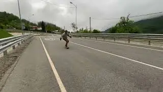 360 slide & Toeside Shove Out || Лонгборд в Сочи