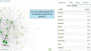 SafetyAI Dashboard: Word Co-Occurrence Networks and Keyphrase Extraction