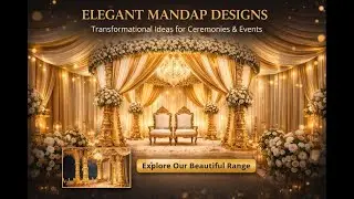 Event Tent Setup for Mandap and Wedding Decoration with Strong Structure and Finish #tent 9924799905
