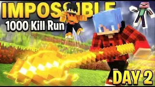 IMPOSSIBLE 1000 Kill Run! 😱 Every 100 Kills = 1v1 for $$$ (Day-2)