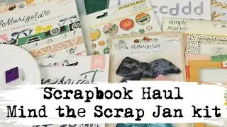 Mind the Scrap kit | January 2021 | unboxing haul