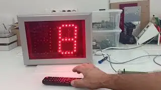 LED Counter Display in Connection with Open Collector Sensor