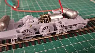 3d printed steam locomotive h0 scale. First run